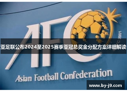 亚足联公布2024至2025赛季亚冠总奖金分配方案详细解读